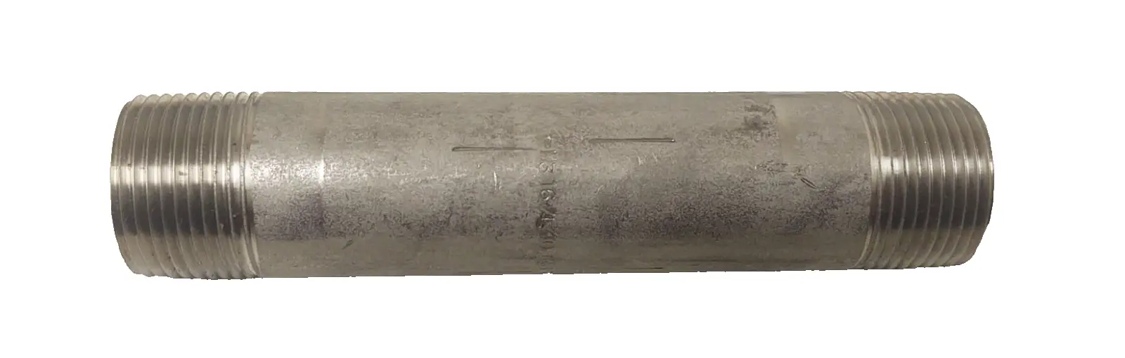 🔥QTY316/L Threaded Pipe Nipple, 1" NPT x 6" Length