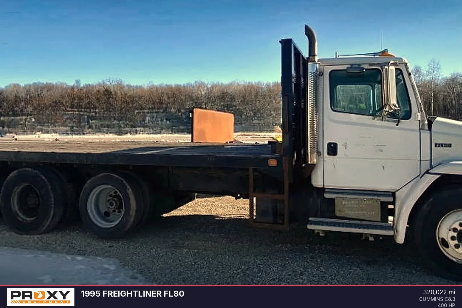 Used 1995 FREIGHTLINER FL80 Flatbed Trucks Wisconsin US | Proxy Equipment #1377822