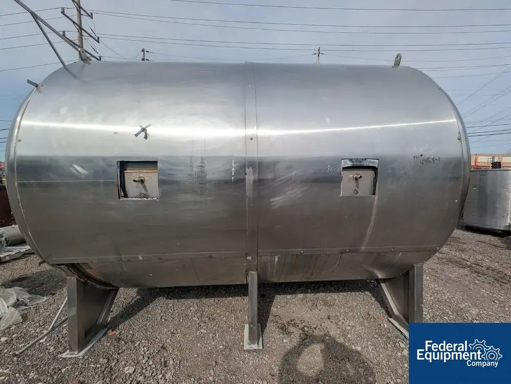 USED McCann Fabrication 4,000 Gal McCann Fab Tank, S/S, Horizontal