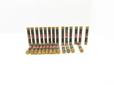 Bussman Fusetron Dual-Element Time Delay Fuses 600V 3.2A 2A 1.25A Mix Lot of 27
