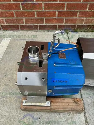 USED IDEX WRIGHT FLOW / VIKING S4S DURALOBE ROTARY LOBE PUMP  W/ 15 HP MOTOR