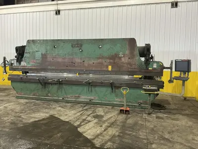130 TON X 20' ACCURPRESS MODEL #713020 HYDRAULIC PRESS BRAKE, WITH UPGRADED TOUCH SCREEN CONTROLS: YOBRO #25003