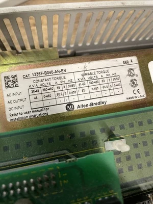 USED Allen-Bradley 1336F-B040-AN-EN