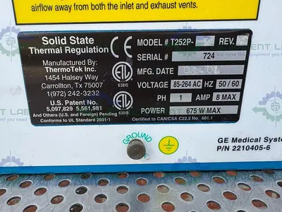 USED THERMOTEK T252P-3 SOLID STATE TEMPERATURE CONTROLLER  85-264 VAC