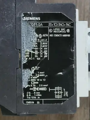 USED SIEMENS 3TH3031-0A