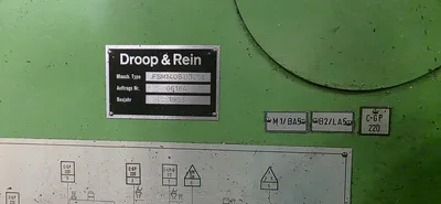 1988 DROOP & REIN FSM 1406 D30 Bed Type Mills | 520 Machinery Sales LLC (7)