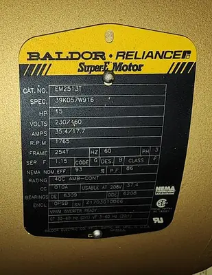 USED BALDOR EM2513T