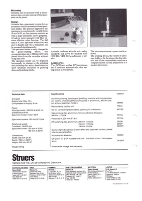 STRUERS _UNKNOWN_ Inspection & Laboratory | Bowland Trading Ltd (36)