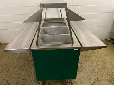 152-0404 Heritage Buffet with 2 Hot Wells and 2 Self Contained Cold Wells