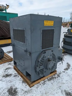 800 HP General Electric Induction Motor 1185 RPM 4160V Frame 8309S Rebuilt