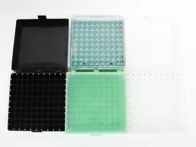 Nalgene / USA Scientific Assorted Laboratory Tube Storage Boxes LOT OF 16 (6392)