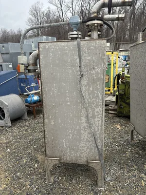 115 Gallon Stainless Steel Rectangular Liquid Storage Tank w/ Level Sensor