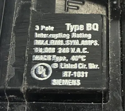USED SIEMENS BQ3B030
