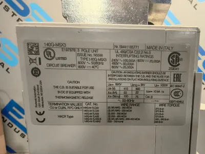 Allen-Bradley 140G-M5X3 Circuit Breakers | ESS Industrial Equipment Sales (8)