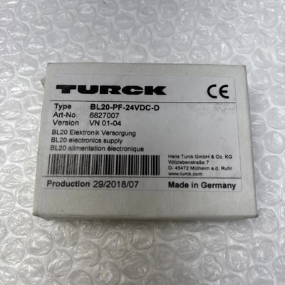 NEW TURCK BL20-PF-24VDC-D