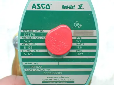 NEW ASCO SC821G003