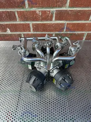 USED 5 ITT PURE FLO ADVANTAGE STAINLESS STEEL DIAPHRAGM VALVE W/ 1" SANITARY FITTING