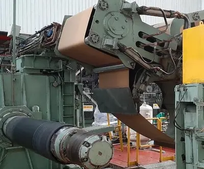 67" W (1710 mm) x .009"-.079" (.23 mm-2 mm) x 20 Ton Color Coating Line (Used)