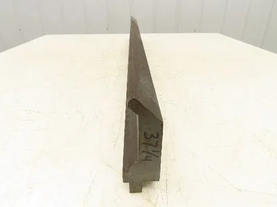 Press Brake Gooseneck Punch Die 37-1/4" Long 90° V 7/16" Finger 3-3/4" H