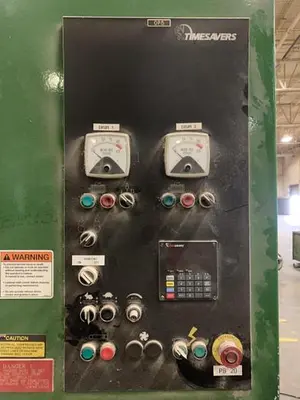 USED TIMESAVERS 5321-25-00, 52" DOUBLE-HEAD WIDE-BELT SANDER