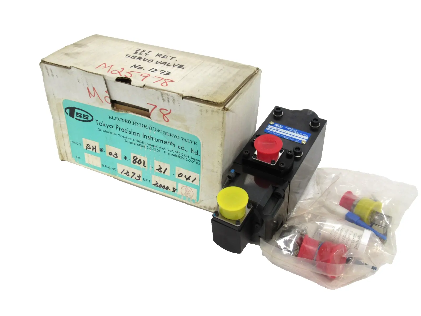 NEW TOKYO SH03-80L-21-041 SERVO VALVE SH0380L21041