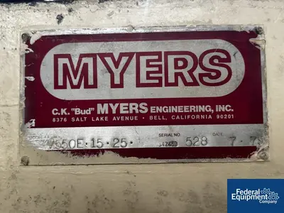 USED Myers 180 Gallon Myers Mixer, model V550E
