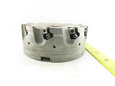Dijet SMC 6.010-10456 6" Indexable Face Mill Cutter 1-1/2" Arbor 10 Flute