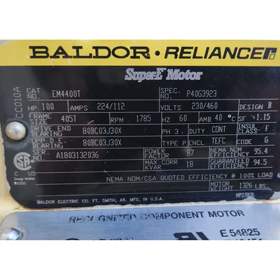 USED FAN EQUIPMENT CO. BCS