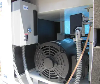 Used GARDNER DENVER HER7F-8 Tank Mounted Air Compressors California US | Bay Line Tool #1316245