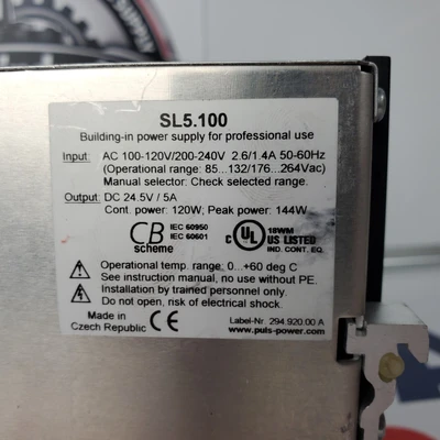 PULS SL5.100 Switching Mode Power Supplies | American Industrial Supply Co. (5)
