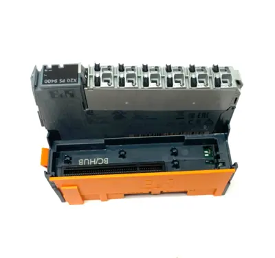 USED B&R AUTOMATION BUS SUPPLY MODULE, INTERNAL I/O W/ X20BB80 BUS BASE MODULE