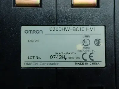 Used OMRON C200HWBC101V1 PLC Expansion Units Ohio US | HGR 24 #751718