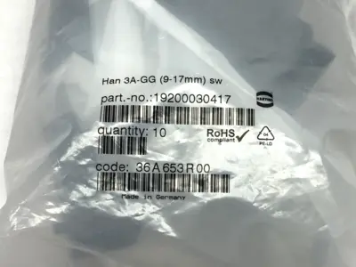 NEW HARTING 19200030417, HAN 3A-GG