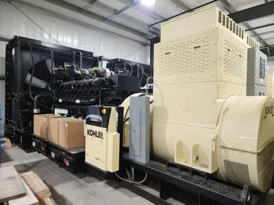 New Surplus 3250KW Diesel Generator Kohler KD3250 480 Volts TIER 2 Instock Warranty