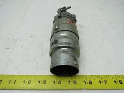 R&S Everlok RE-20097 600 VAC/250 VDC  20 AMP 9 POLE 12 WIRE Twist Lock Plug
