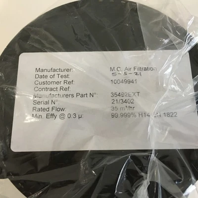 NEW M.C. Air Filtration 35492