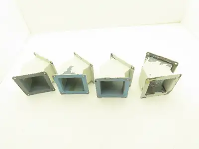 Wiegmann JWL454 4"x4" Wireway 45° Elbow Feed-Through Lot of 4