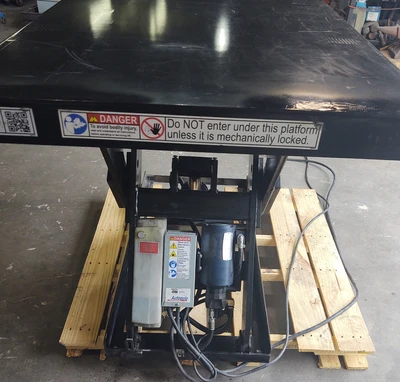 🔥 Autoquip Series 35 4000 lb Hydraulic Lift Table Platform 72"x34" 480VAC