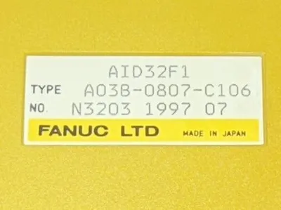 FANUC A03B-0807-C106 Electrical/PLC/Automation | ESS Industrial Equipment Sales (8)