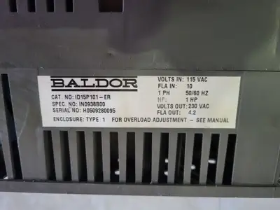 NEW BALDOR ID15P101-ER