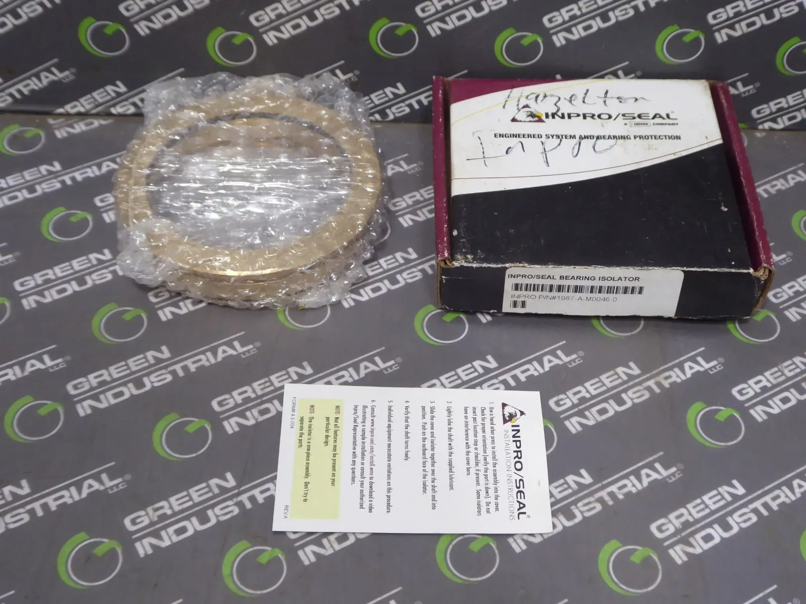 INPRO/SEAL 1987-A-M0046-0 VBX Bearing Isolator New NIB