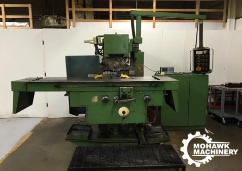 FO400 HECKERT (WMW) PLAIN KNEE-TYPE HORIZONTAL MILL W/16” X 80” TABLE - 20 HP MAIN SPINDLE - DIGITAL READOUTS