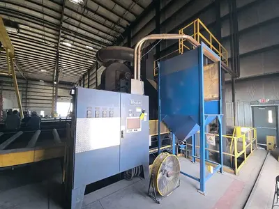 Used 2008 Blastec 11.25' Plate / Beam Blaster Finishing Machines Texas US | Machine Tool Bids #1509631