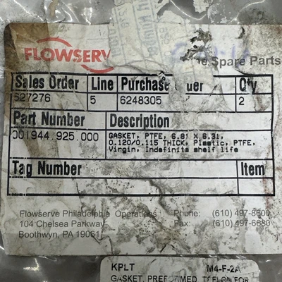 NEW Flowserve 001944.925.000