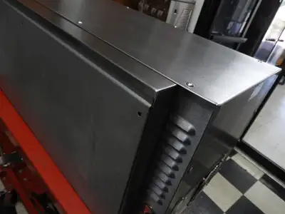 New | in-Stock APW Wyott Used APW Wyott CMC-36 36 1/2" Countertop Cheese Melter New Elements - 208V Salamanders & Cheese Melters Illinois US | Falcon Restaurant Supply #1376472