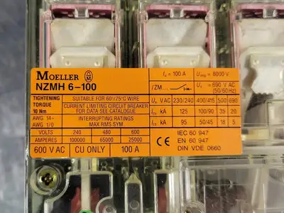NEW MOELLER NZMH 6-100/ZM6A-90-NA