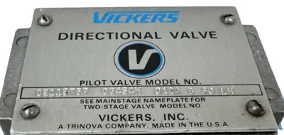 NEW VICKERS DG4S4W-012A-B-60-LH DIRECTIONAL VALVE 02119767