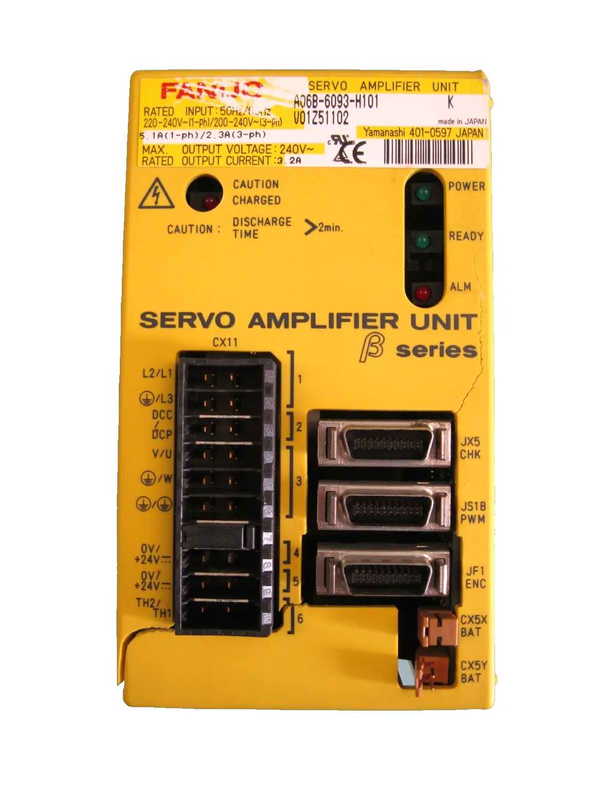 USED FANUC A06B-6093-H101 K