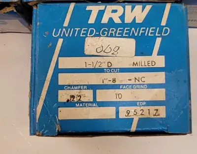 USED TRW UNITED-GREENFIELD DIE HEAD CHASER