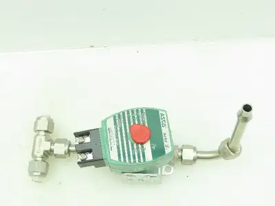 Asco Red-Hat OFKB8262H188VMB Numatic Solenoid Valve SS 2-Way 1/4"NPT 70PSI 24VDC